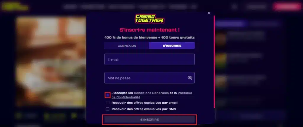 Identifiants de connexion