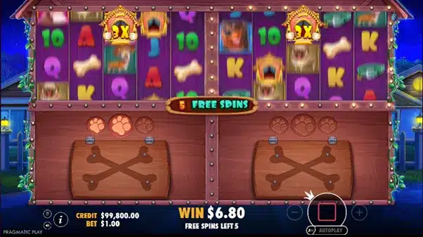 The Dog House MultiHold 7 The Dog House Multihold : sticky wilds