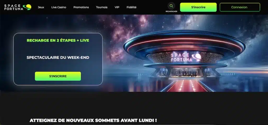 Notre Avis sur Space Fortuna 5 space fortuna bonus du weekend