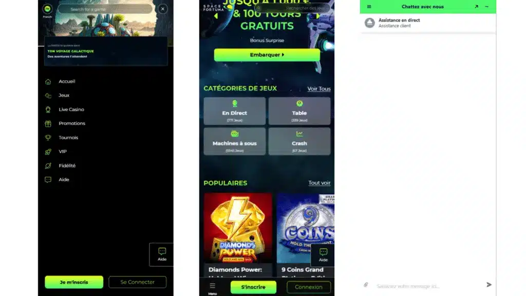 Notre Avis sur Space Fortuna 20 space fortuna mobile