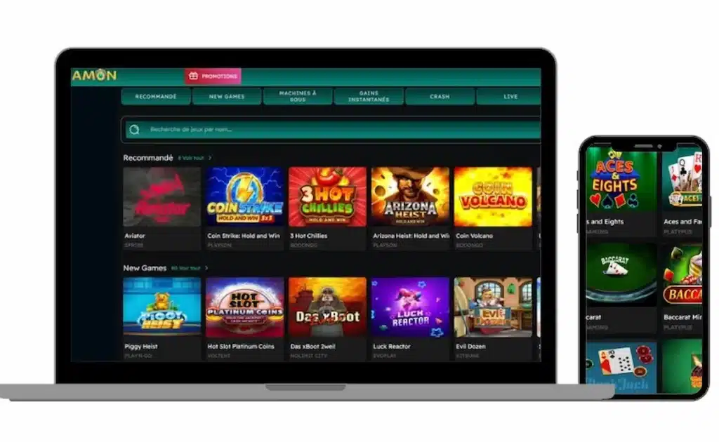 Amon Casino : Notre avis complet 21 Amon Caisno sur mobile