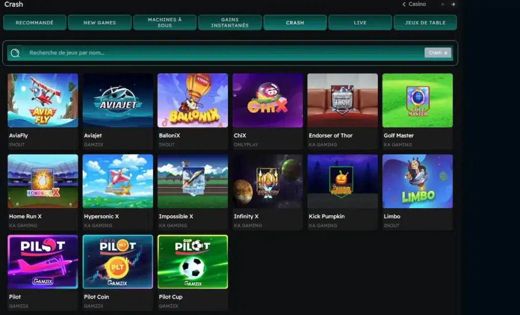 Amon Casino : Notre avis complet 6 Mini-Jeux Amon Casino