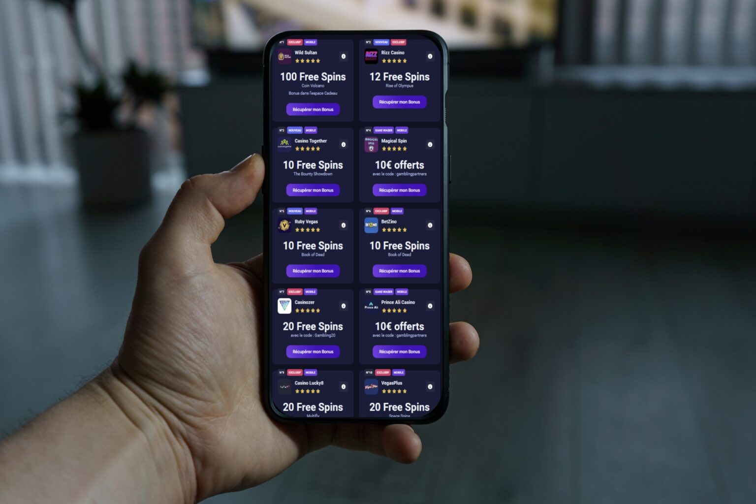 dépôt de sms de casino