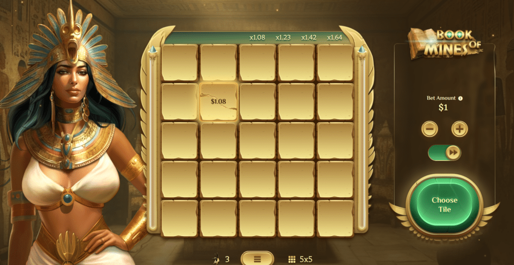 Notre revue complète sur le jeu de casino Book of Mines 5 book of mines