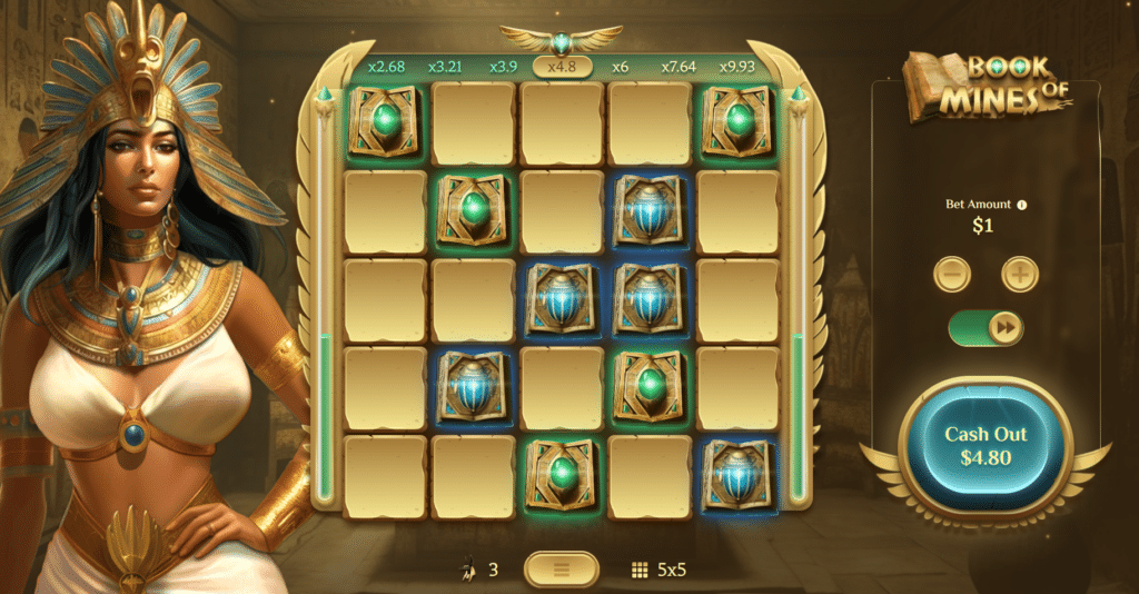 Notre revue complète sur le jeu de casino Book of Mines 13 book of mines 4