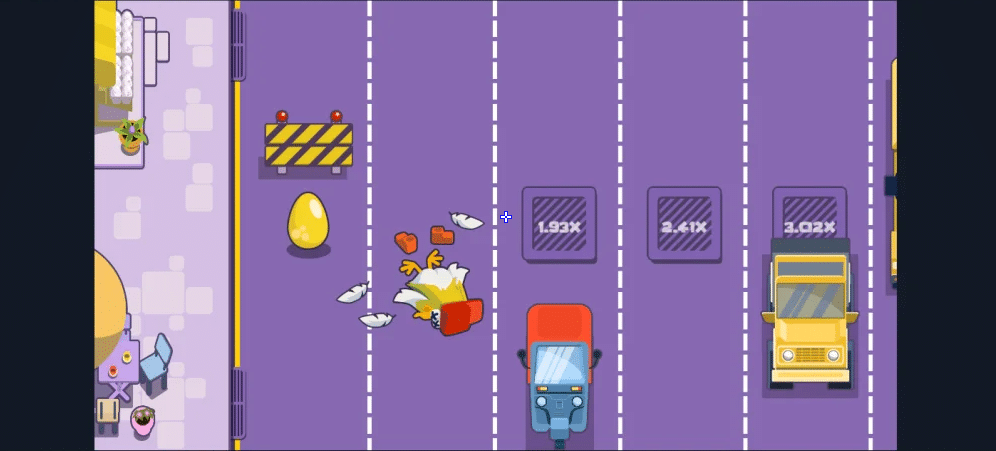 jeu chicken cross casino