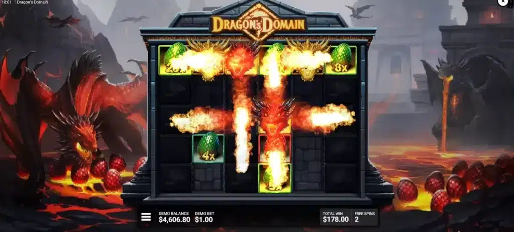 Dragon’s Domain 3 Dragon’s Domain : The Hatchery Bonus Game