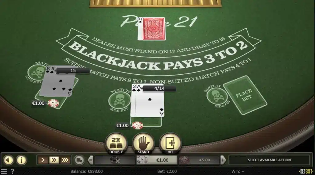 pirate 21 blackjack de betsoft 