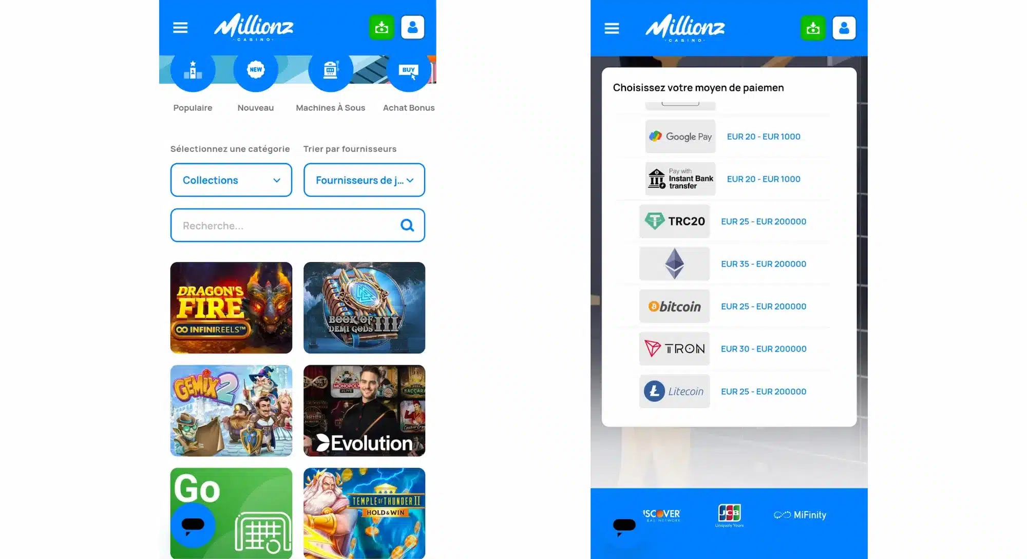 casino crypto sur mobile