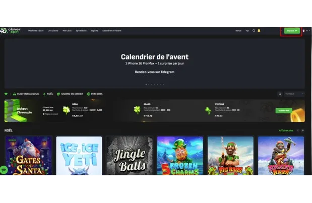 Déposer sur Cloverspin nouveau casino en ligne