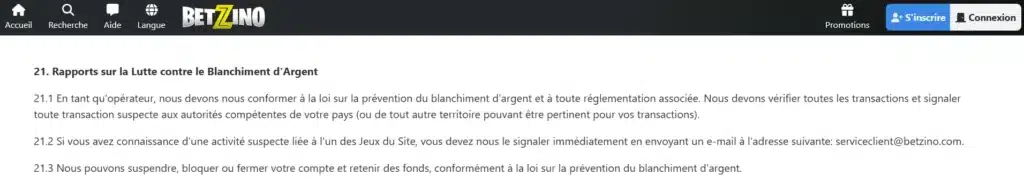 Lutte contre le blanchiment d'argent