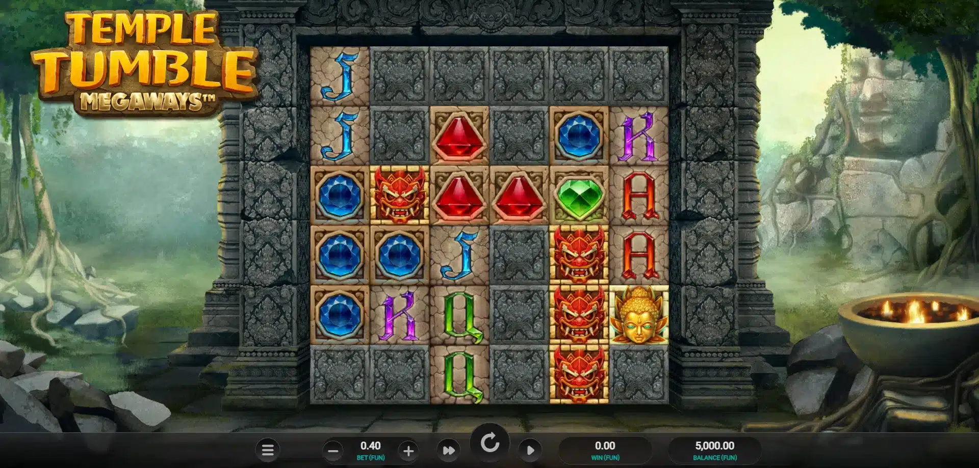temple tumble megaways de relax gaming