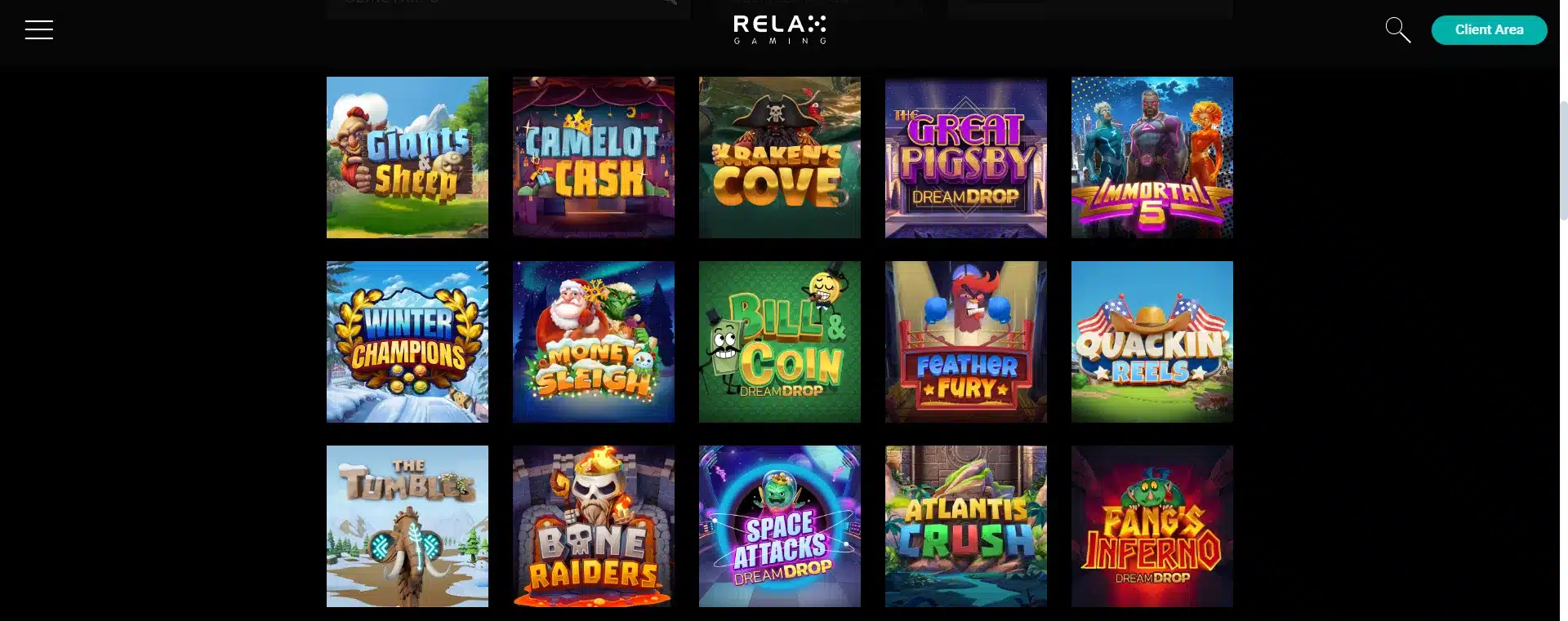 thème des slots relax gaming