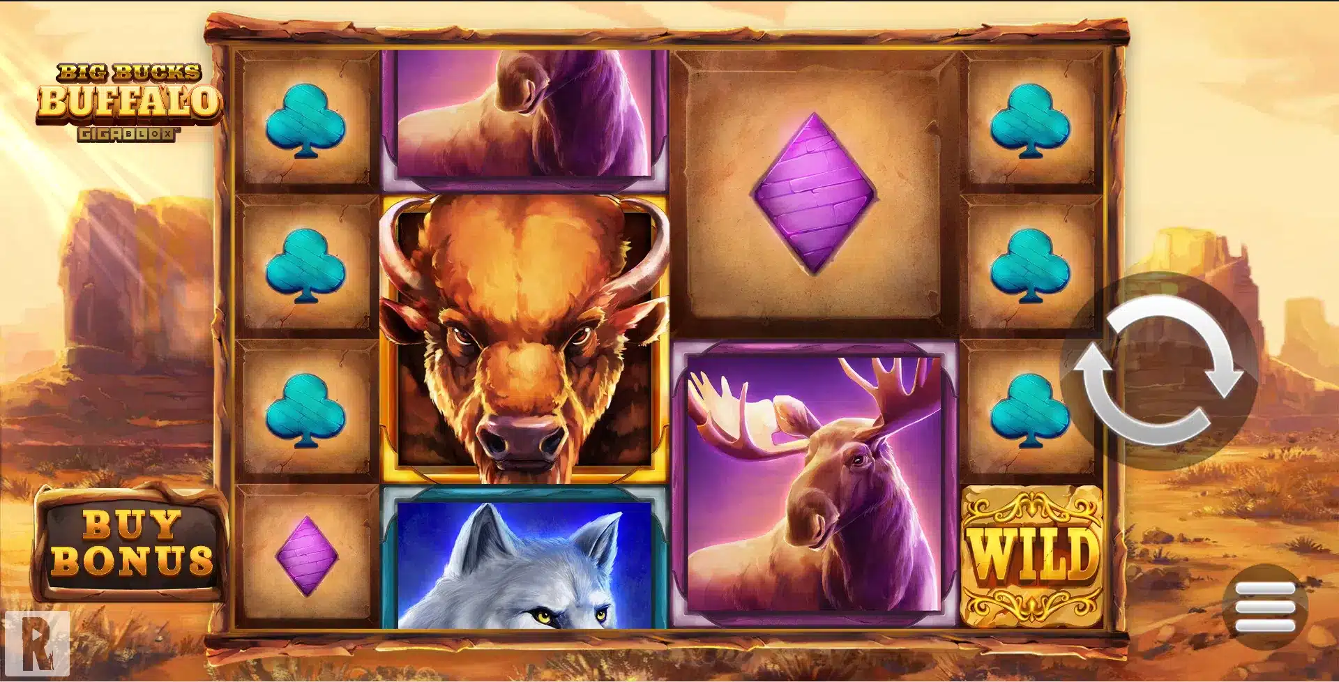 big bucks buffalo gigablox