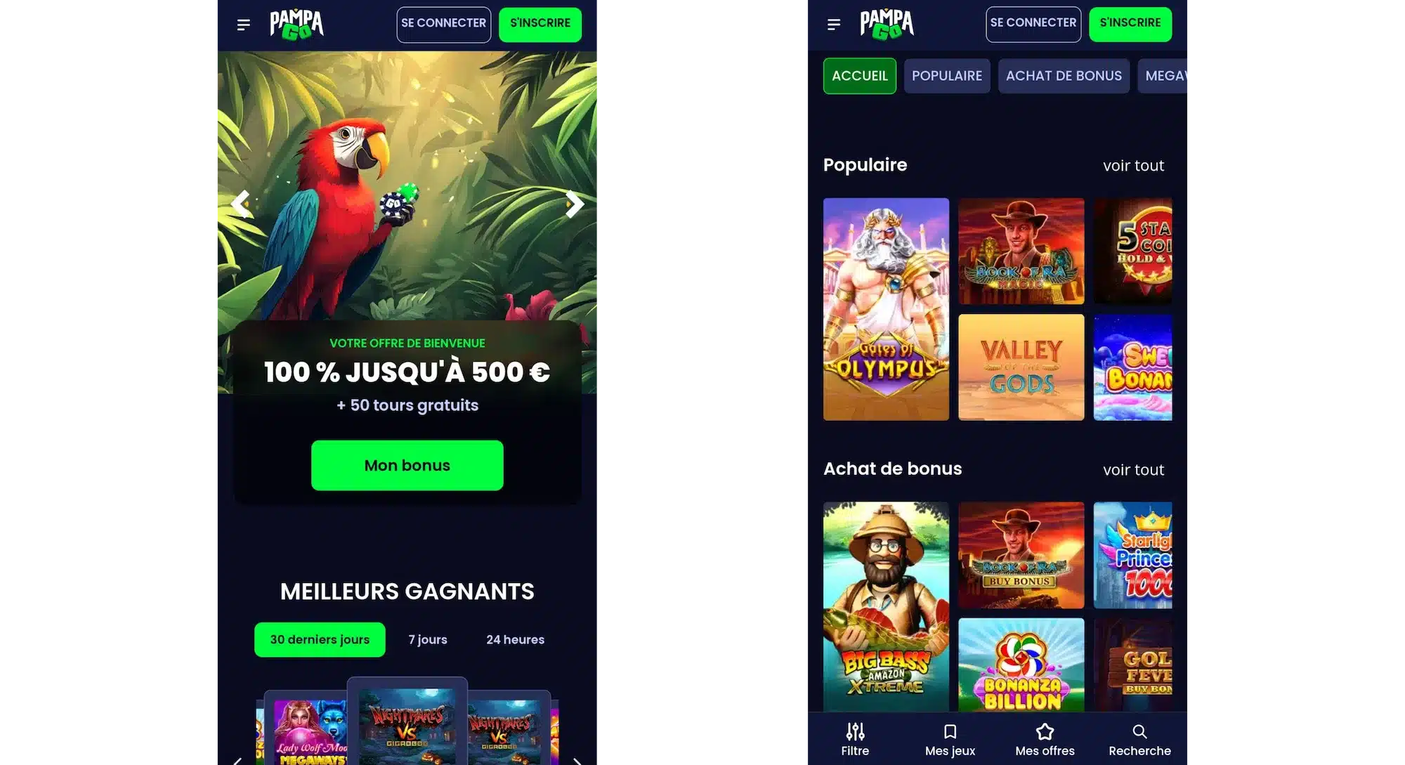 PampaGo Casino : notre avis 20 pampago casino sur mobile