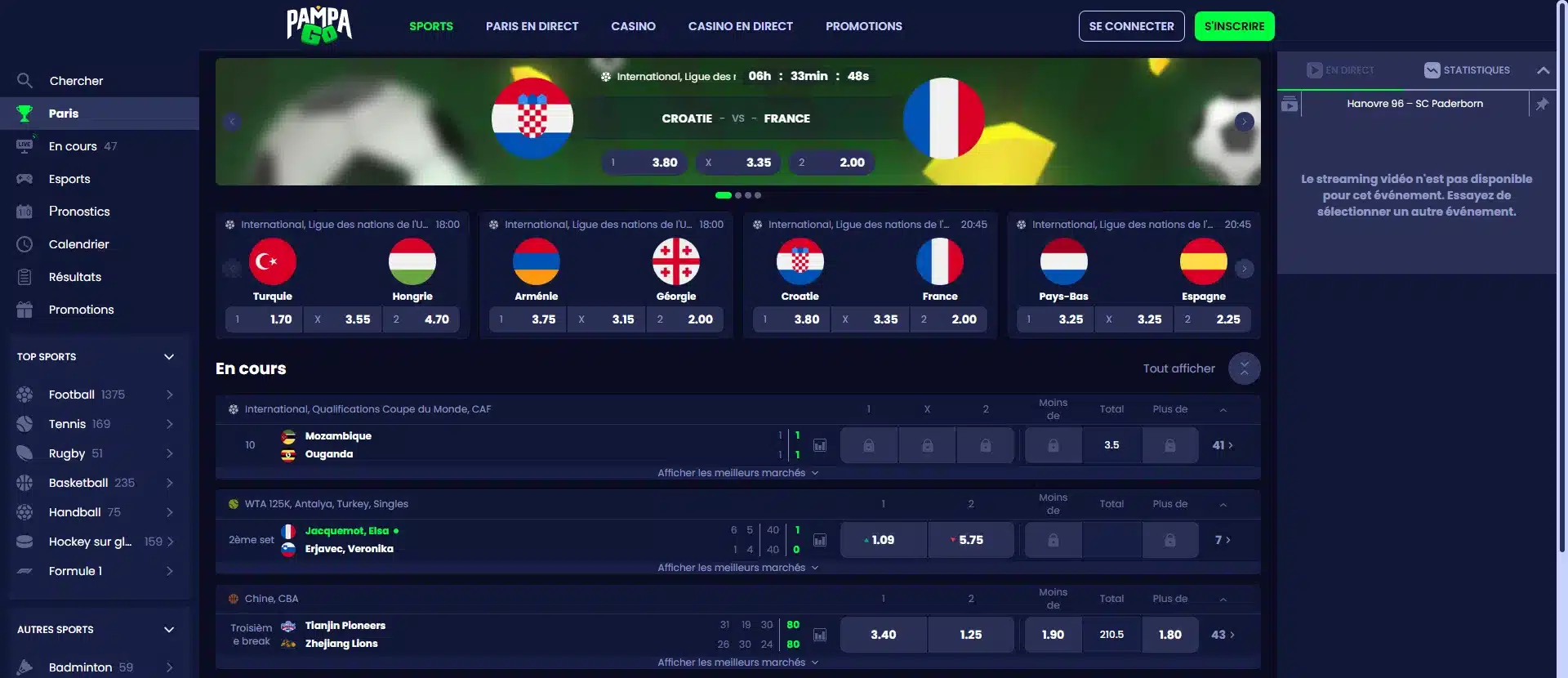 PampaGo Casino : notre avis 12 paris sportifs sur pampago