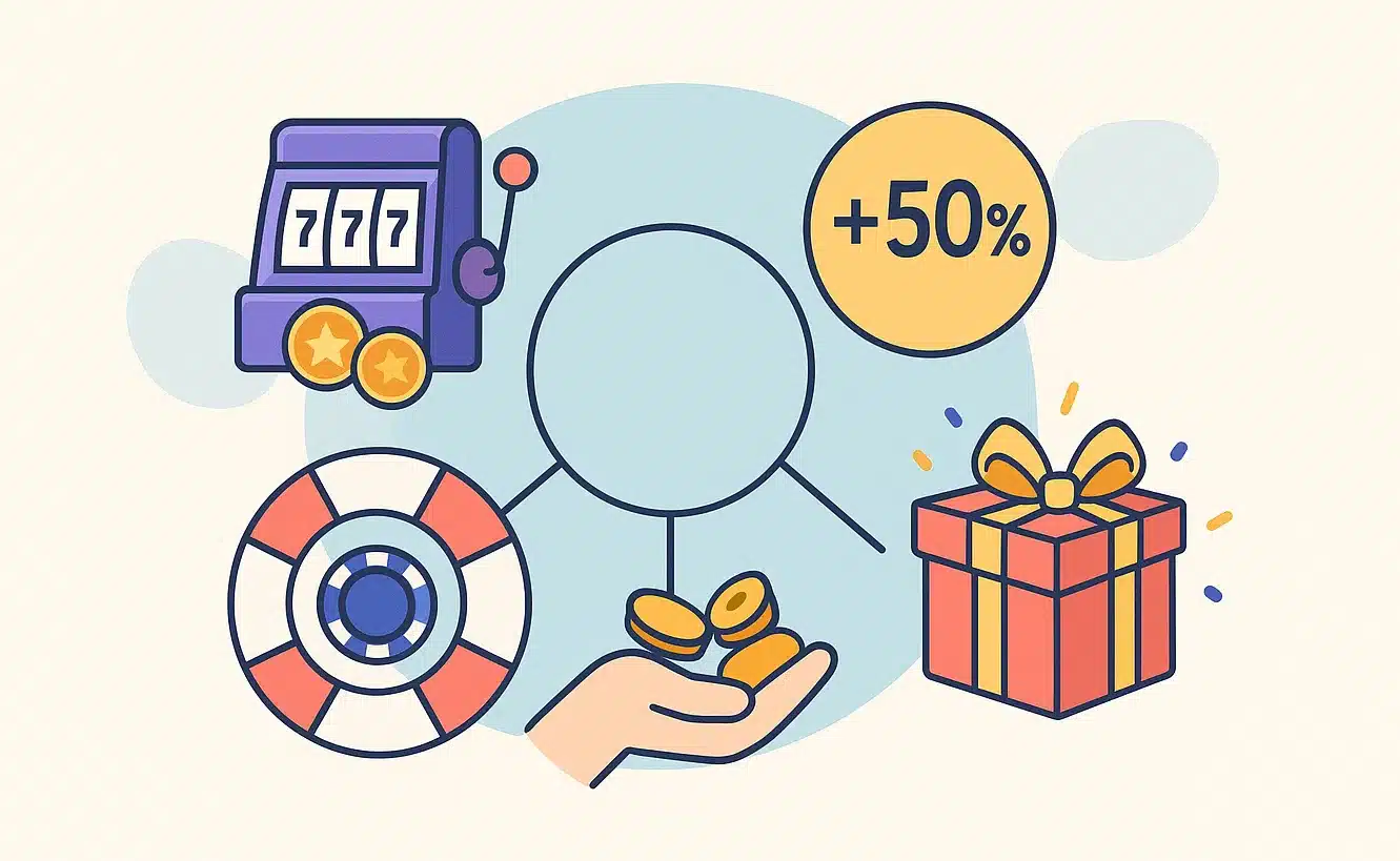 différents types de bonus sans wager