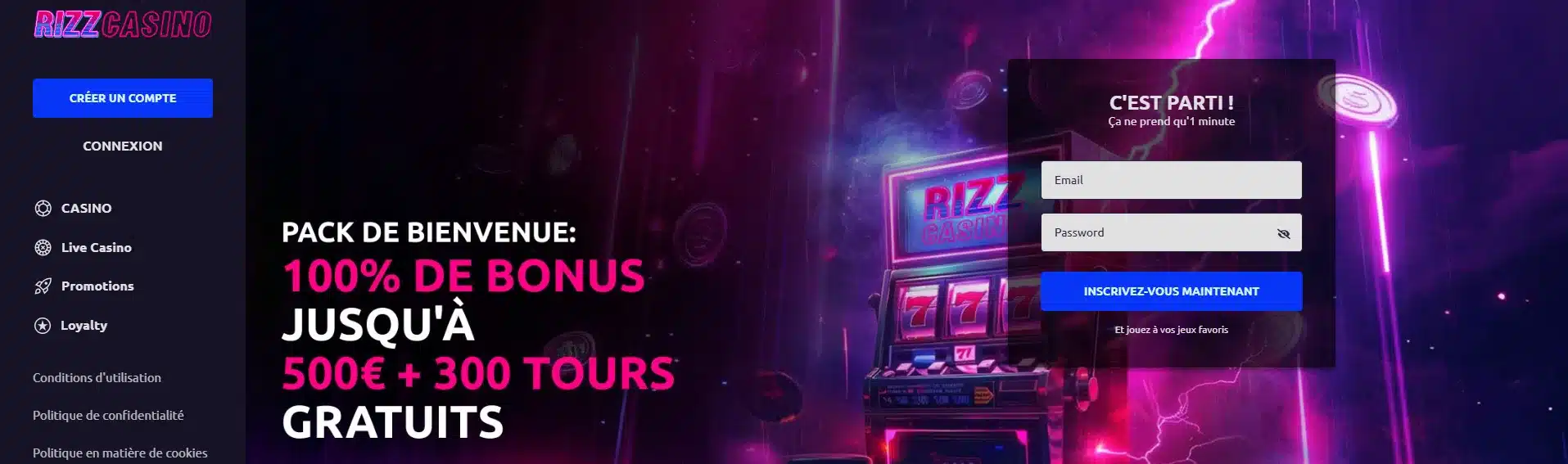 Meilleur casino Visa : Notre guide pour déposer avec une carte bleue 23 Rizz casino