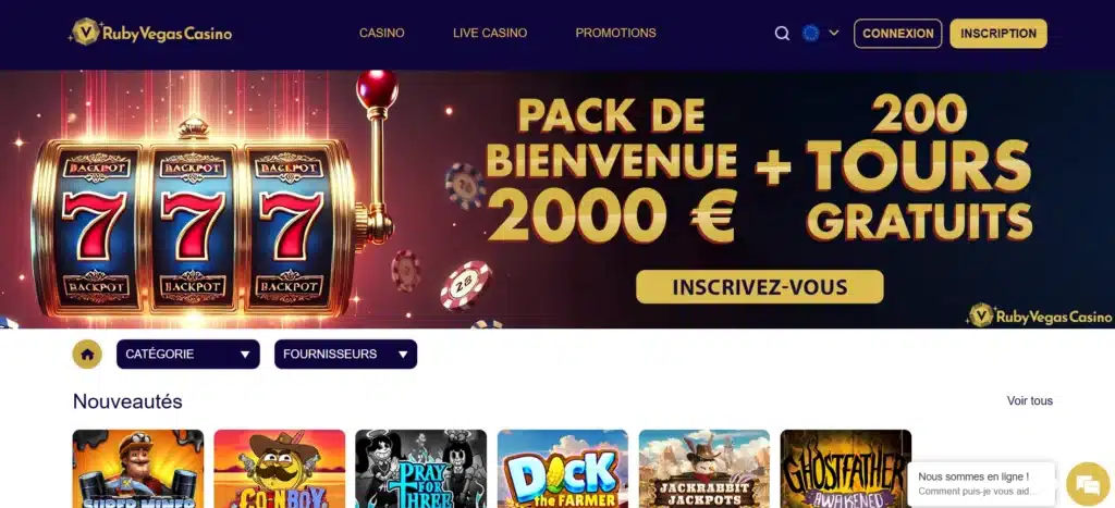 Les meilleurs casinos en ligne pour déposer avec cashlib 20 Ruby Vegas