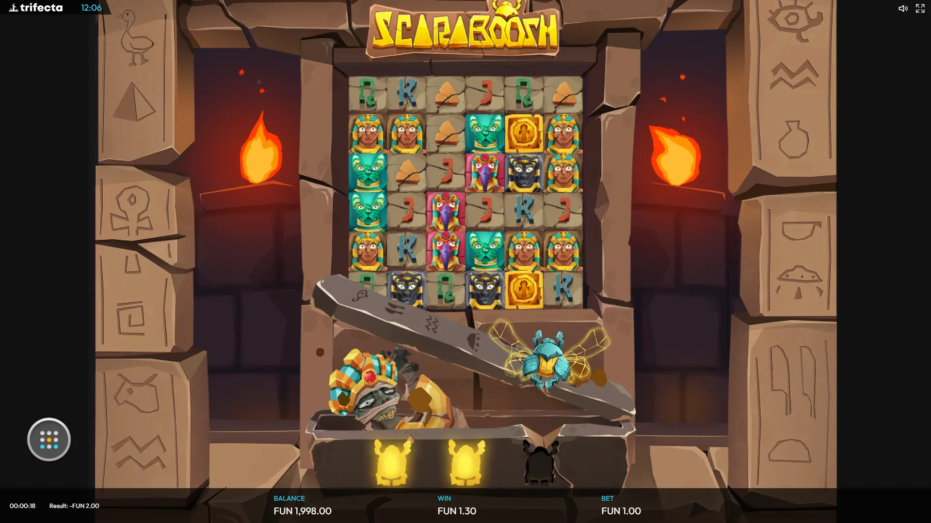 Machine à sous Scaraboosh : Jouez gratuitement 6 déclenchement des wilds sur scaraboosh