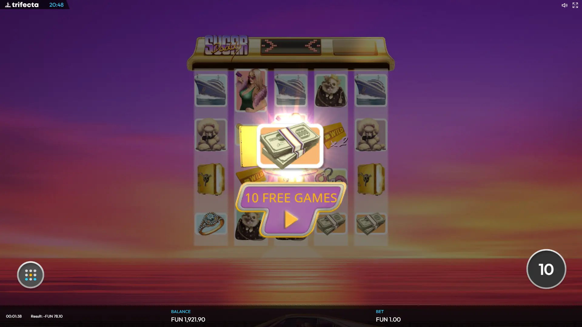 free spins sur sugar daddy