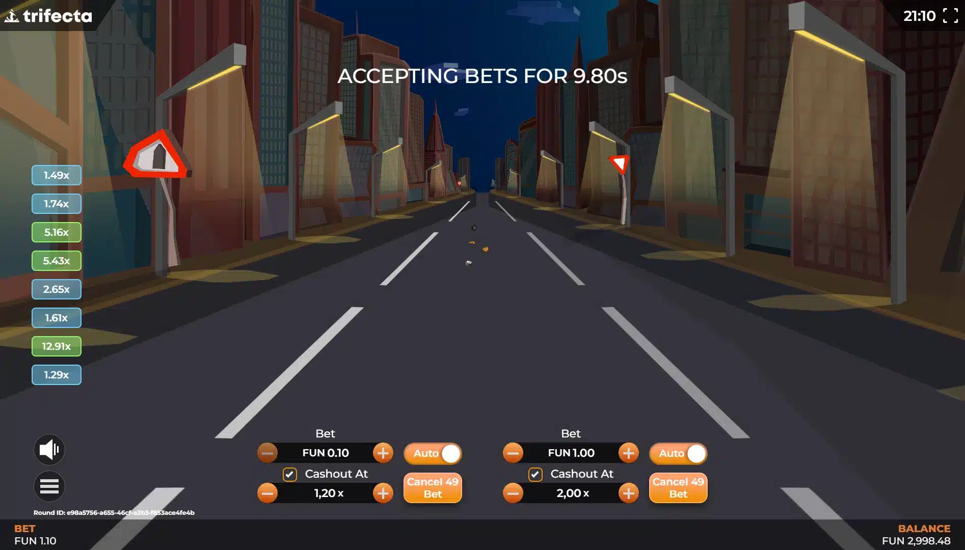 placement de mises sur hubert hits