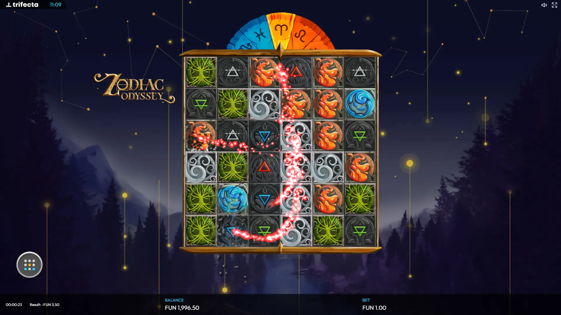Machine à sous Zodiac Odyssey : Jouez gratuitement 5 zodiac wheel sur zodiac odyssey