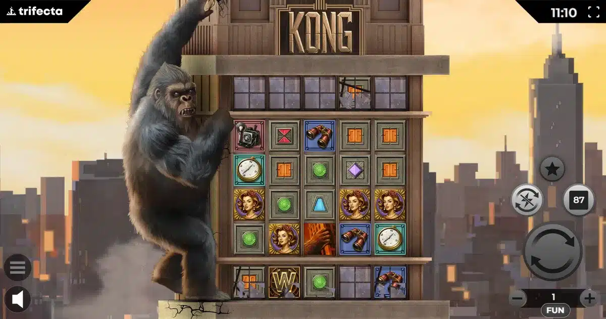 Machine à sous Kong : Jouez gratuitement 11 building et window breaker dans kong