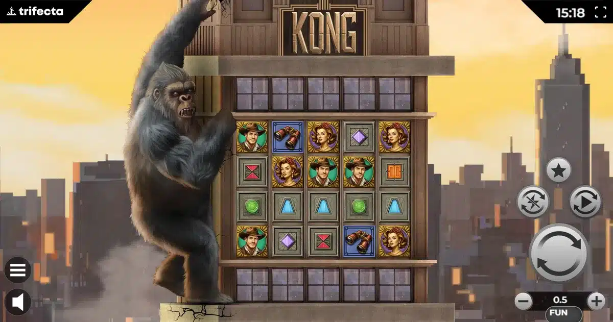Machine à sous Kong : Jouez gratuitement 7 grille de base sur kong