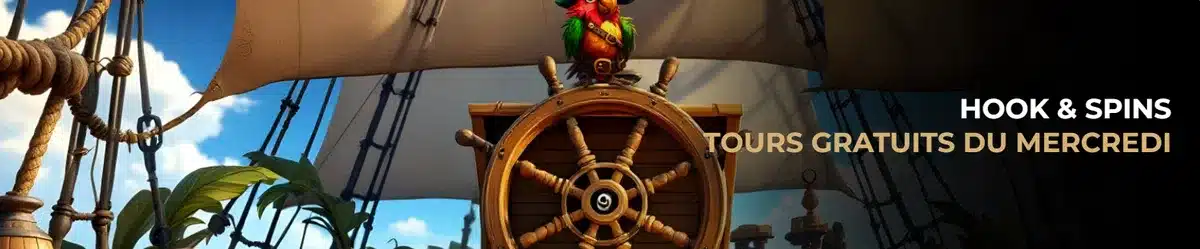 Captain Slots Casino : Notre avis 3 Hook and spins sur captain slots