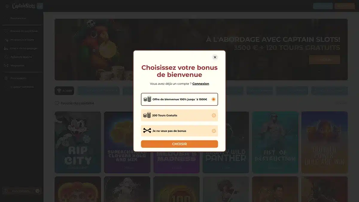 Captain Slots Casino : Notre avis 19 inscription sur captain slots 2