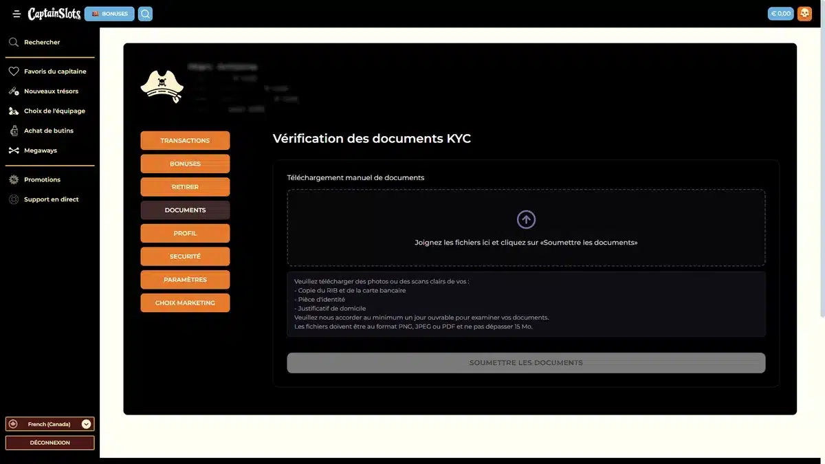 Captain Slots Casino : Notre avis 15 kyc sur captain slots