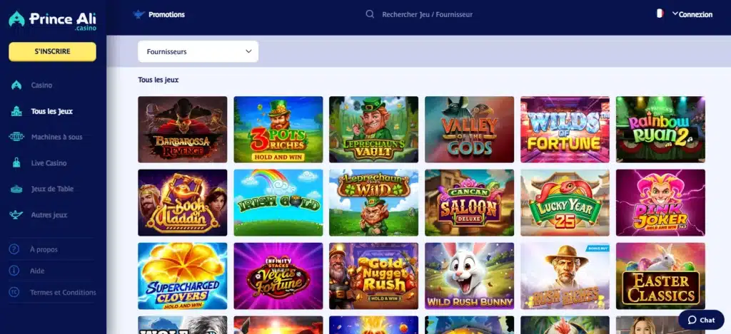 Meilleur casino en ligne au monde (2025) : Top 10 des sites fiables 11 Prince Ali Casino