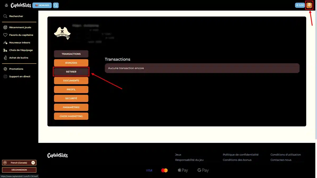 Captain Slots Casino : Notre avis 16 retrait sur captain slots