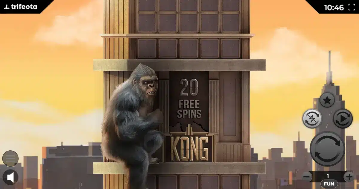 Machine à sous Kong : Jouez gratuitement 12 Tours gratuits sur kong