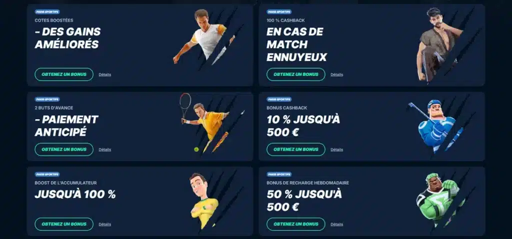 PlayZilla Casino : notre avis 9 bonus sur le sport de playzilla
