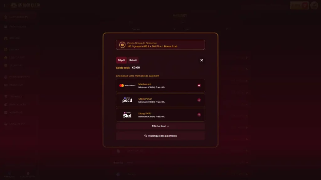 Grand Club Casino : notre avis 18 dépôt sur grand club casino