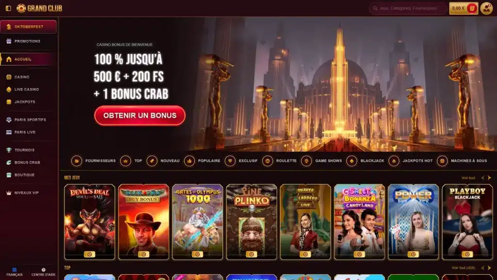 Grand Club Casino : notre avis 1 grand club casino