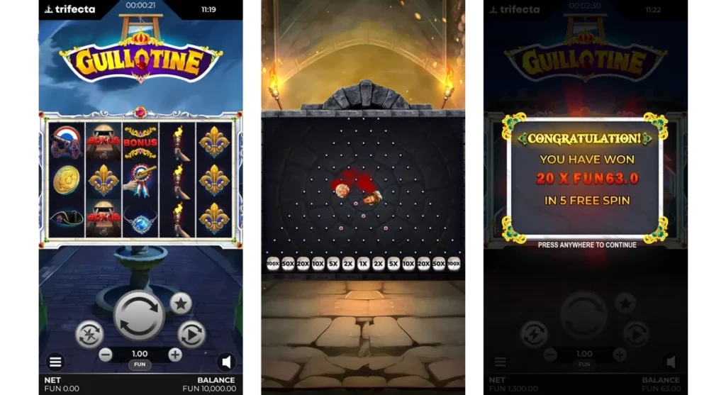 Machine à sous Guillotine : Jouez gratuitement 19 guillotine sur mobile