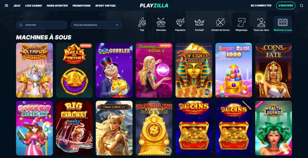 PlayZilla Casino : notre avis 12 machines à sous sur playzilla