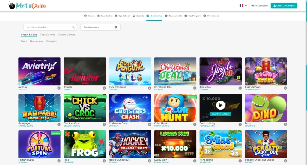 Merlin Casino : notre avis 11 mini-jeux sur merlin casino