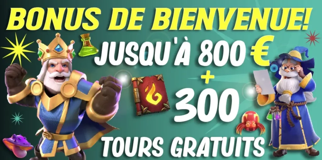 Bonus de bienvenue casino pour jouer en ligne 4 Merlin Casino bonus de bienvenue