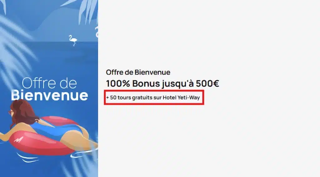Bonus de bienvenue casino pour jouer en ligne 10 Free spins bonus de bienvenue Millionz Casino