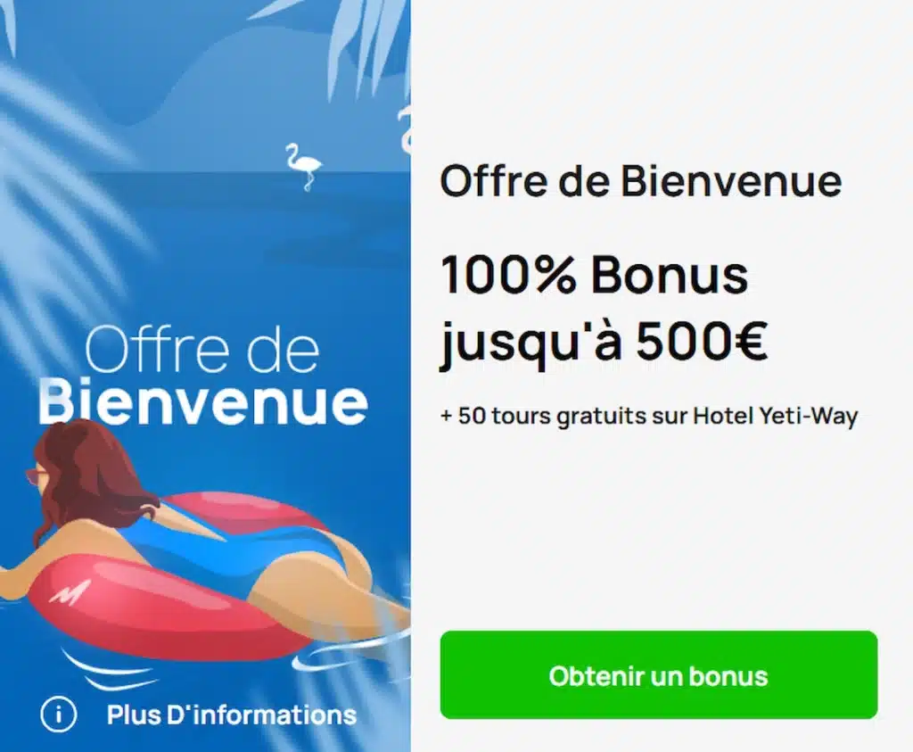 Bonus de bienvenue casino pour jouer en ligne 12 Pourcentage bonus de bienvenue Millionz casino