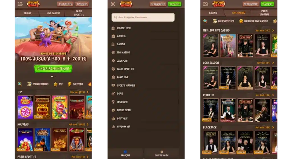 Stone Vegas : notre avis 2025 23 Stone Vegas casino sur mobile