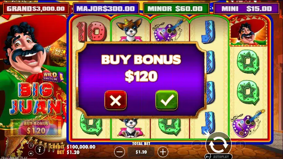Big Juan 6 Big Juan : buy bonus