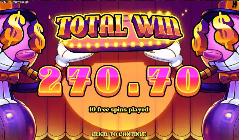 Donny Dough 2 Donny Dough Slot : caractéristiques