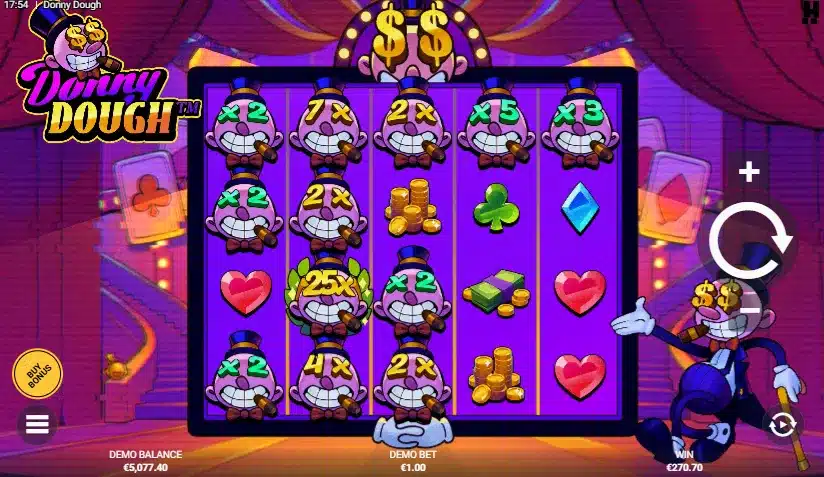 Donny Dough 6 Donny Dough Slot : fonctionnalités spéciales