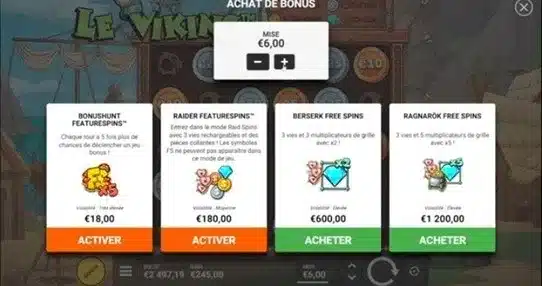 Le Viking 4 Le Viking : bonus