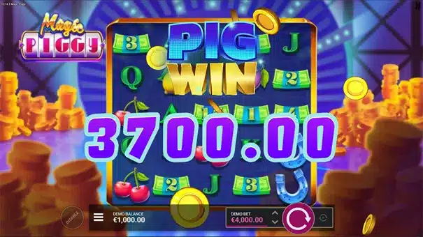 Magic Piggy 3 Magic Piggy : lignes de paiement